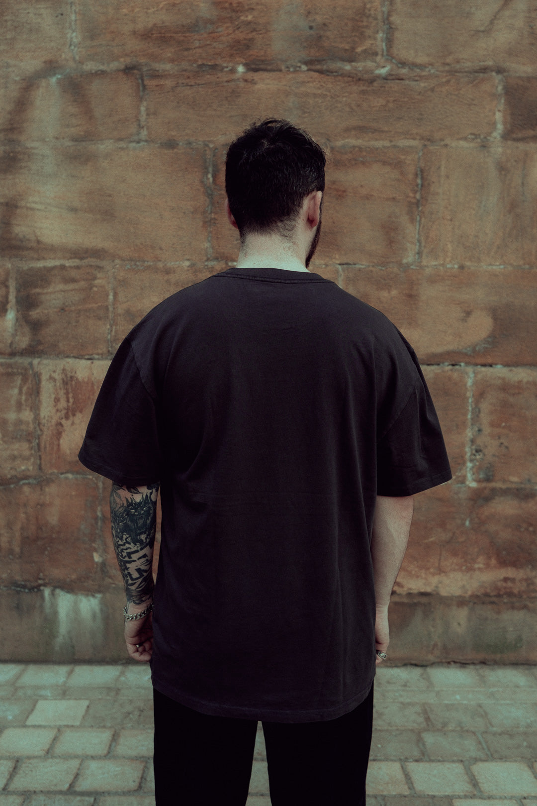 T-Shirt Oversized NEOVA Faded Black